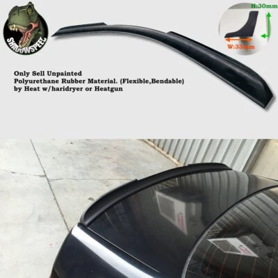 ShSpd 244GC Rear Duckbill Trunk Spoiler Wing Fits 2003~09 Audi A8 D3 4E Sedan - Image 1 of 4
