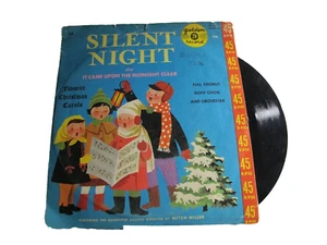 45 RECORD - SANDPIPER CHORUS AND MITCH MILLER - SILENT NIGHT - Imagen 1 de 1