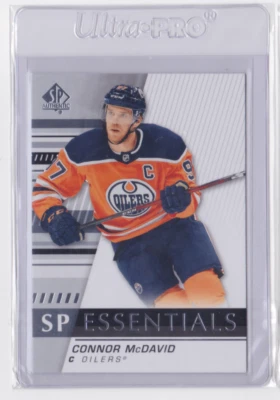 2019-20 UD SP AUTHENTIC SP ESSENTIALS CONNOR McDAVID #SPE-CM EDMONTON OILERS - Image 1 of 2