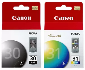 GENUINE Canon 30 31 Ink Cartridge for PIXMA iP1800 MP190 MP210 MX300-OEM INK - Picture 1 of 2