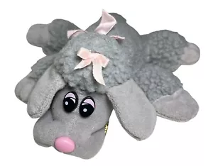 Pound Puppies Neugeborene Fuzzies grauer Pudel 9 Zoll Plüschtier Stofftier Hund Tonka Vintage - Bild 1 von 5