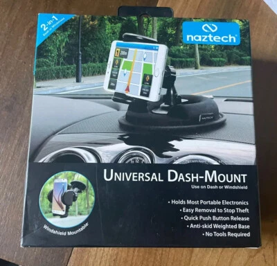 Naztech Universal Dash & Windshield Smartphone GPS Mount - Image 1 of 2
