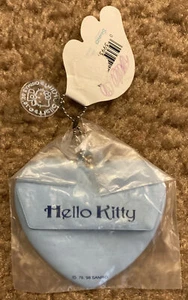 VTG Sanrio Blue Angel Hello Kitty Sealed Heart Pouch W/ Charm**LAST CHANCE** - Bild 1 von 7