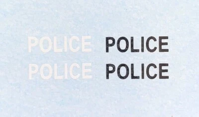 Dinky 258 De Soto/Dodge | U.S.A. Police Cars | Waterslide Transfer/Decal