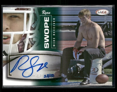 Ryan Swope 2013 Sage Green Auto 28/50 - Image 1 of 2