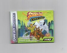 Scooby Doo Cyber Chase Mystery Mayhem Double Pack GBA MANUAL ONLY Authentic