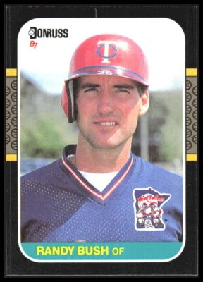 1987 Donruss Randy Bush #441 Minnesota Twins 5I - Image 1 of 2