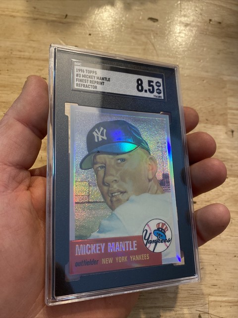  1996 Stadium Club Mantle Baseball Card #MM2 Mickey Mantle :  Collectibles & Fine Art