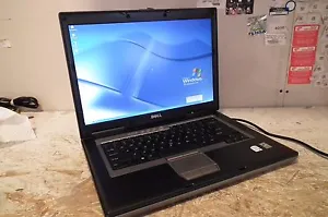 Dell D620 Laptop / 1.66ghz  / 2gb / Windows XP / WIFI / DVD / very fast! RS232 - Picture 1 of 9