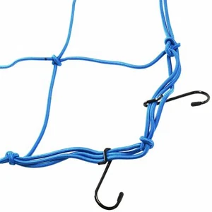Ganchos de red de cuerda bungee sujeción de carga elástico cable azul ganchos de acero GAR62 - Imagen 1 de 2
