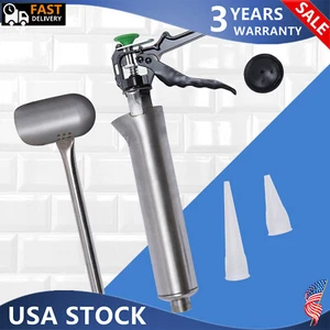 Mortar Pointing Grouting Gun Cement Grout Mortar Caulk Pointing Gun Stainless US - Picture 1 of 17