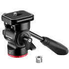 NEEWER Tripod Fluid Head Pan Tilt Head with Quick Release Plate and Handle