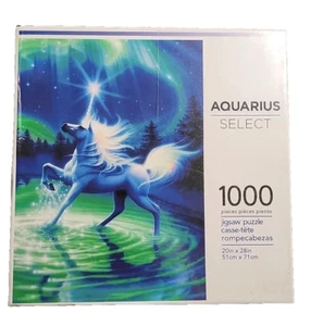 Aquarius Select Unicorn Jigsaw Puzzle "Majestic Night" 20in x 28in 1000 Piece - Picture 1 of 3