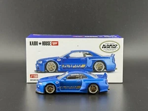 Kaido House x Mini GT Nissan GT-R R34 Kaido Works V2 Aero SHINJUKU V2 #158 1/64 - Picture 1 of 8