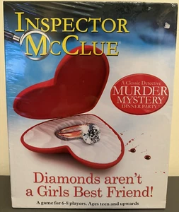 Inspector McClue Diamonds Aren't A Girl's Best Friend Sealed Murder Mystery Game - Picture 1 of 6