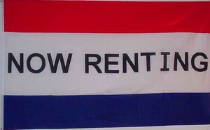 NEW 3X5FT NOW RENTING FLAG REAL ESTATE ROOM HOME BANNER SIGN  - Picture 1 of 1