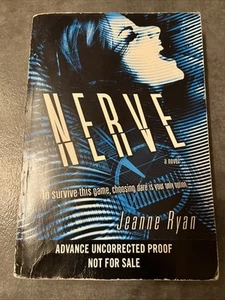 Nerve - Paperback By Jeanne Ryan "Advance Uncorrected Proof Not For Sale" - Picture 1 of 4
