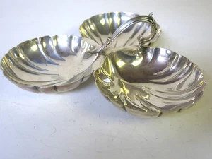 Wallace 3989 Sterling Dreifach Jakobsmuschel Schale - Bild 1 von 6