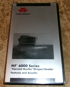 1994 Massey-Ferguson 6000 Series Stripper Header VHS Tape ungetestet schön gebraucht - Bild 1 von 2