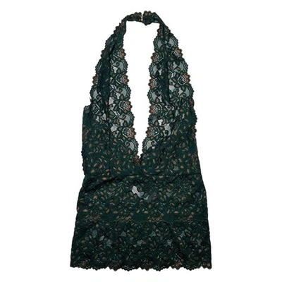 Frederick's of Hollywood Jessica Lace Chemise Pine Grove / тост размер маленький - Изображение 1 из 4