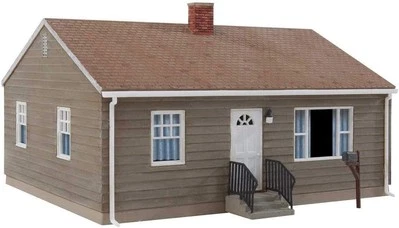 Walthers Cornerstone Postwar Prefab House HO Scale Model Kit  - Image 1 of 3