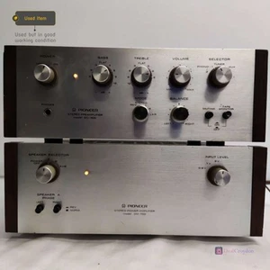 PIONEER SM-700 STEREO POWER AMPLIFIER PIONEER SC-700 STEREO PREAMPLIFIER VINTAGE - Picture 1 of 10