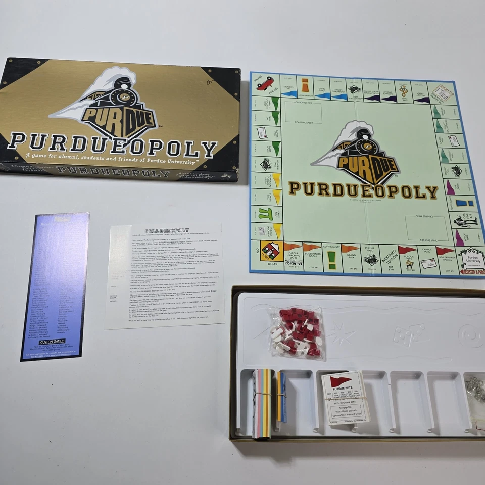 Purdueopoly By Late For The Sky Monopoly Styled Game  - Image 1 of 4