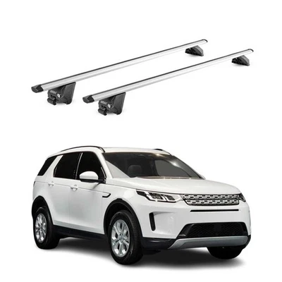 Barras transversales de techo para Land Rover Discovery Sport 2015-2025 gris aluminio 2 piezas Foto 1 de 4