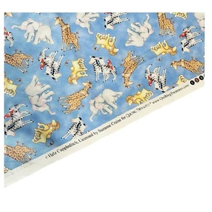 LAST CHANCE! 2 YARDS Suzanne Cruise Quilting Treasures Baby Animals Fabric - Picture 1 of 5