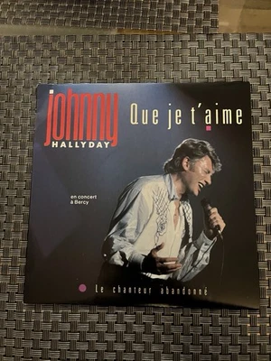 Disque Vinyle 45 Tour. Neuf. Johnny Hallyday : Que Je T Aime - Photo 1/2