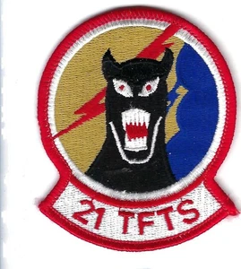 PATCH USAF 21ST TAC FIGHTER TRAINING SQ TFTS GEORGE AFB JT-37 - Picture 1 of 1