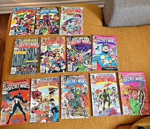 Marvel Secret Wars #1-12 Set 1984 Spider-Man Venom News & Price Variant CAN - Bild 1 von 20