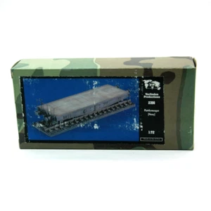 Pianale ferroviario trasporto Panzer V2356 Verlinden Production scala 1:72 - Imagen 1 de 1
