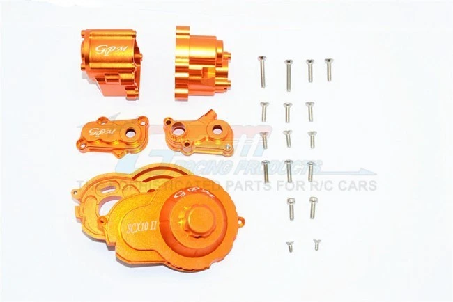 GPM SCX2038 Aluminum Center Gear Box & Spur Gear Cover Set For Axial SCX10 II - Image 1 of 1
