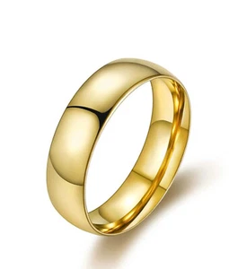 Anillo de Hombre Mujer de Matrimonio Compromiso en Oro 10K Joyeria Sortijas Aros - Picture 1 of 8