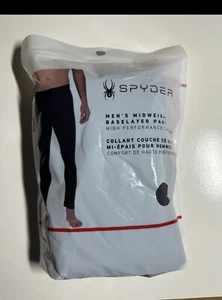 Spyder base layer pants leggings Thermal underwear Long Johns Mens Large L New - Picture 1 of 8