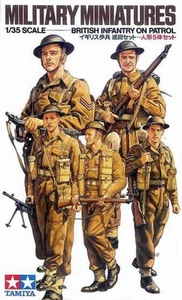 Tamiya 35223 1/35 Scale Military Model Kit WWII British Infantry on Patrol Set - Picture 1 of 1
