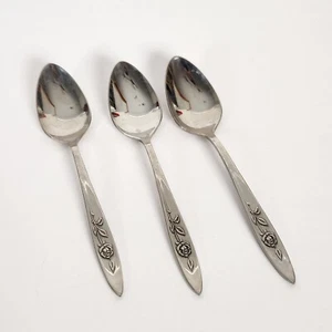 Oneida Community MY ROSE Stainless Demitasse Jelly Spoon 4.25" Small - Picture 1 of 5
