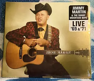 Jimmy Martin & the Sunny Mountain Boys Live '69 & '71 CD *SEALED Hype - Picture 1 of 3