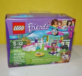 New LEGO Friends Puppy Pampering 41302 Building Set Retired - Damaged Box