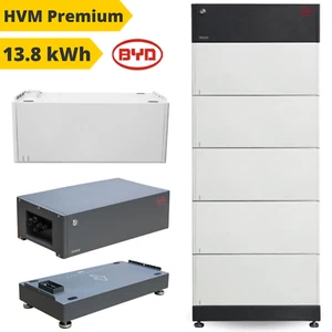 BYD Batteriespeicher B-Box Premium HVM 13.8 kWh Speicherpaket Solar Speicher PV - Bild 1 von 8