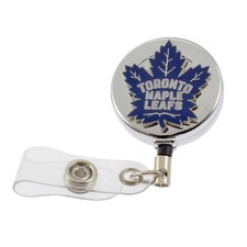 NHL Hockey Toronto Maple Leafs Retractable Badge Reel ID Card Holder