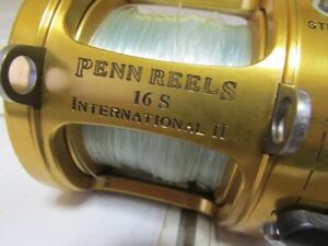 Penn Reels International II 16S Fishing Lever Drag Big Game Trolling sea Used