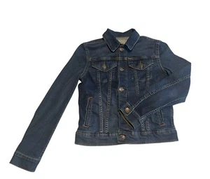 Polo Ralph Lauren Girls Denim Trucker Jacket Size Large 12/14 - Picture 1 of 14