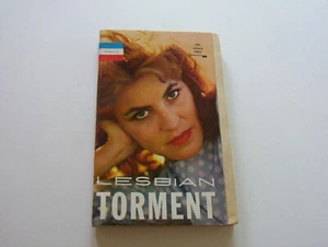 LESBIAN TORMENT 1963 BILL LESLIE SCARCE FRANCE BOOK SEXY FOLD OUT COVER - Picture 1 of 3