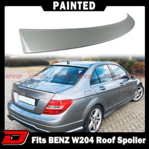 US Painted #744 Fit For Mercedes Benz W204 OE Roof Spoiler Sedan - Picture 1 of 7