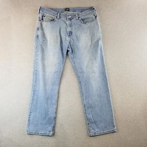 Lee Jeans Men's Sz 36x32 Regular Fit Light Wash Normocre Nice Quality - Picture 1 of 10