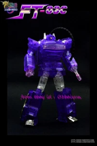 Perfect Fanstoys Ft-03c Shockwave Transparent Toys Action Figure In Stock Model - Picture 1 of 2