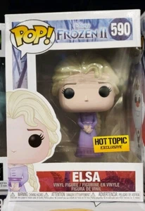 Funko Pop Disney #590 Elsa Vestido Púrpura Frozen 2 Tema Candente Exclusivo - Imagen 1 de 1