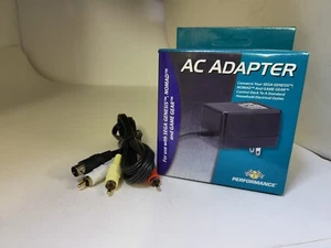 NEW High Quality AC Power Supply Adapter & 9 Pin AV Cable for Sega Genesis 2 & 3 - Picture 1 of 6